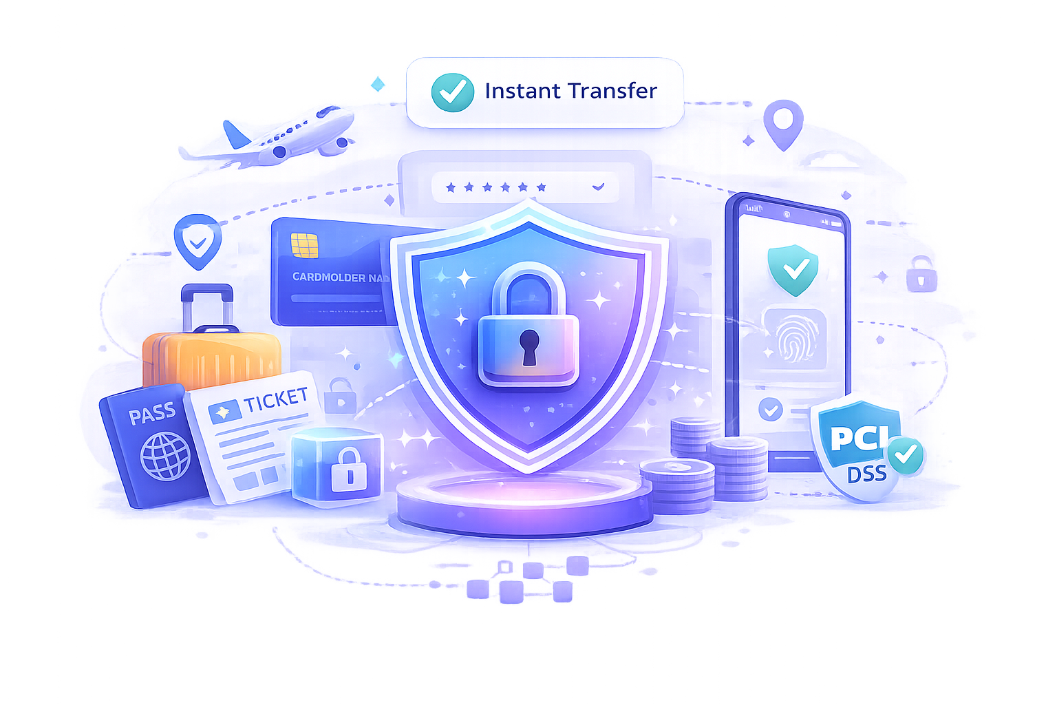 AI and finance security visual